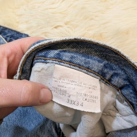 Vintage Tommy Hilfiger Tommy Jeans 90's Men Size 33 Distressed - Picture 3 of 15